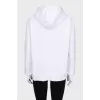 White Le Sweatshirt Brod hoodie