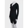Long sleeve buttoned bodycon dress