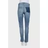 Джинси slim fit з фірмовою вишивкою