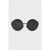 Round sunglasses with logo