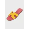 Oran two-tone flip-flops