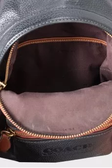 Backpack with accent handles