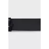 Black wide belt GG Marmont