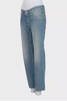 Regular fit blue jeans