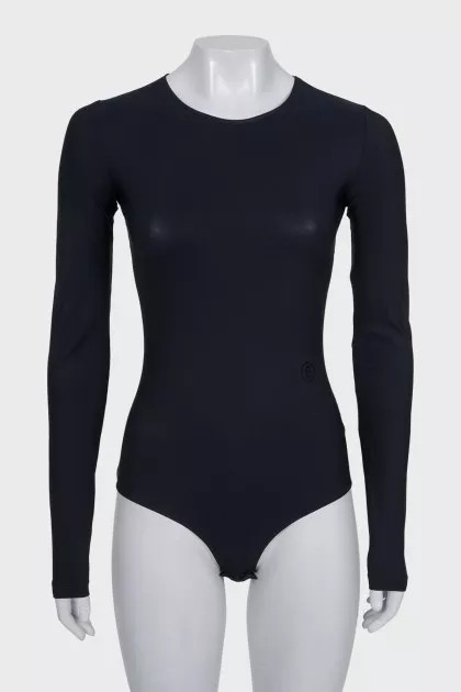 Long sleeve bodysuit with buttons
