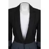 Two-tone fitted jacket
