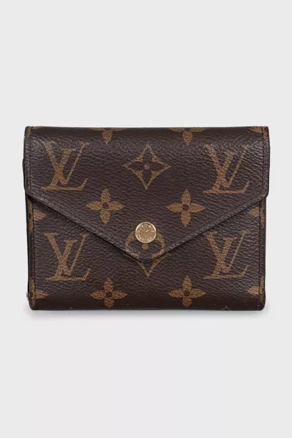 Victorine signature print wallet