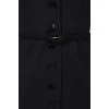 Dress with buttoned belt