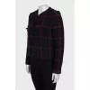 Tweed checkered jacket