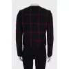 Tweed checkered jacket