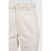 Beige jeans with creases