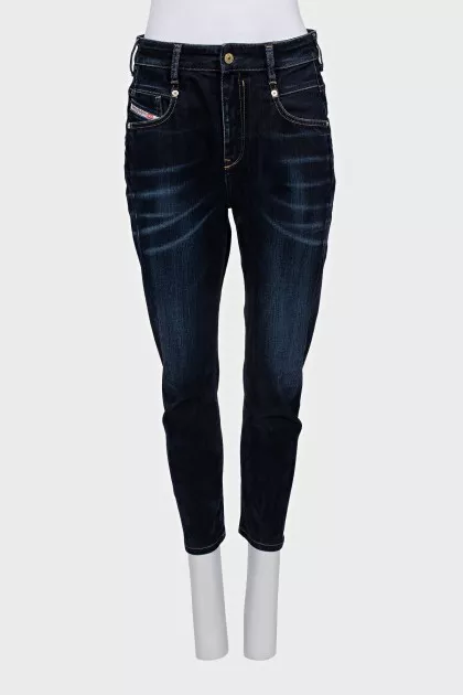 Темно-сині джинси tapered fit