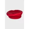Red cap with rhinestone logo
