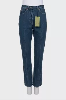 Dark blue regular fit jeans