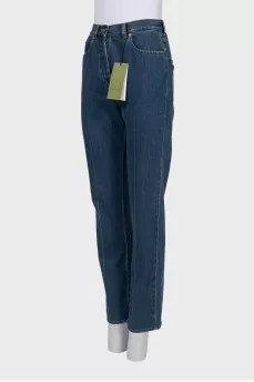 Dark blue regular fit jeans