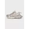 3XL distressed sneakers
