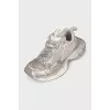3XL distressed sneakers