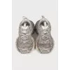 3XL distressed sneakers