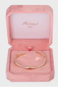Embossed silver clasp bracelet