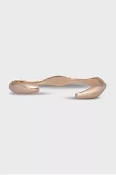 Embossed silver clasp bracelet