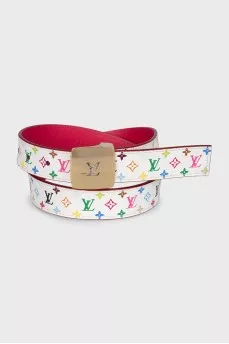 Двусторонний ремень by Louis Vuitton x Takashi Murakami