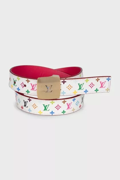 Двосторонній ремінь by Louis Vuitton x Takashi Murakami