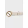 Narrow belt with a gold buckle