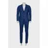 Men's pinstripe wool suit