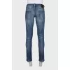 Чоловічі рвані джинси slim fit