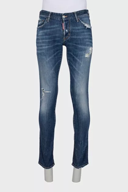 Men's ripped skinny jeans