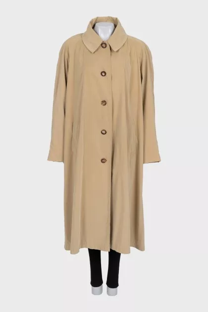 Плащ кроя oversize на пуговицах