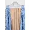 Смугаста сукня крою oversize