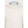 White turtleneck sweater