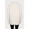White turtleneck sweater