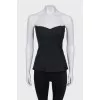 Black corset top