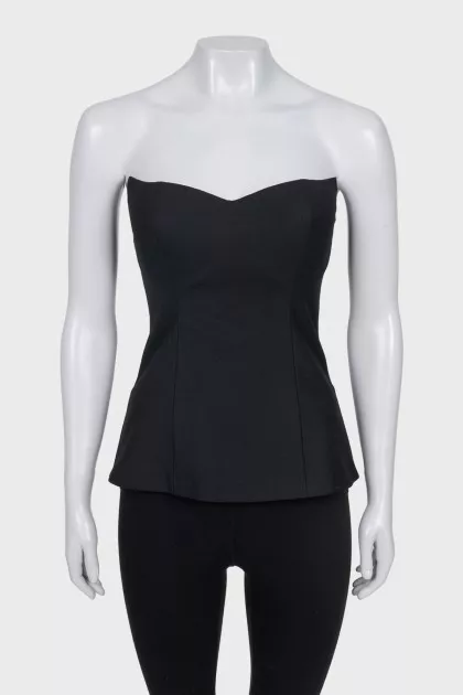 Black corset top