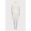 White dress with an accent skirt