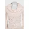 Knitted dress made of silk and cashmere