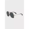 Gold sunglasses with black lenses