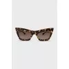 Cat-eye frames in animal print