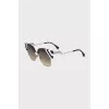Gradient sunglasses with purple frames