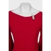 Red jumper with crystals