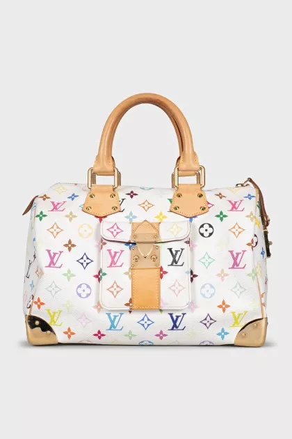 Speedy 30 tote by Louis Vuitton x Takashi Murakami