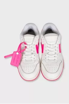 Out of Office white leather sneakers