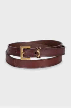 Cassandre leather belt