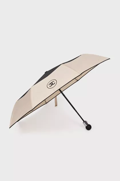 Black and white umbrella