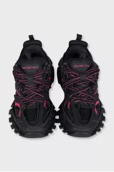 Кроссовки Track с розовой вставкой