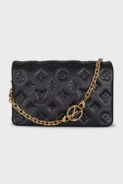 Black Coussin crossbody bag