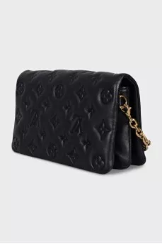 Black Coussin crossbody bag