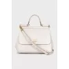 White Sicily satchel bag